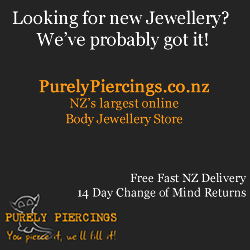 Body Jewellery at PurelyPiercings.co.nz